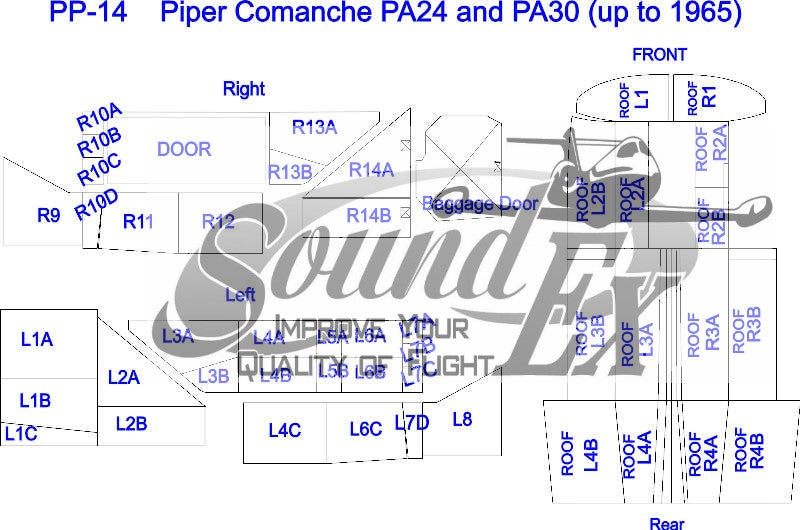 PP-14B Piper Commanche PA-24/30 (1964&1965) except 400