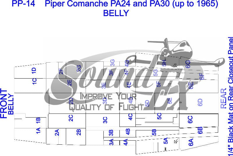 PP-14D Comanche PA-24/30 (1964 &1965) except 400