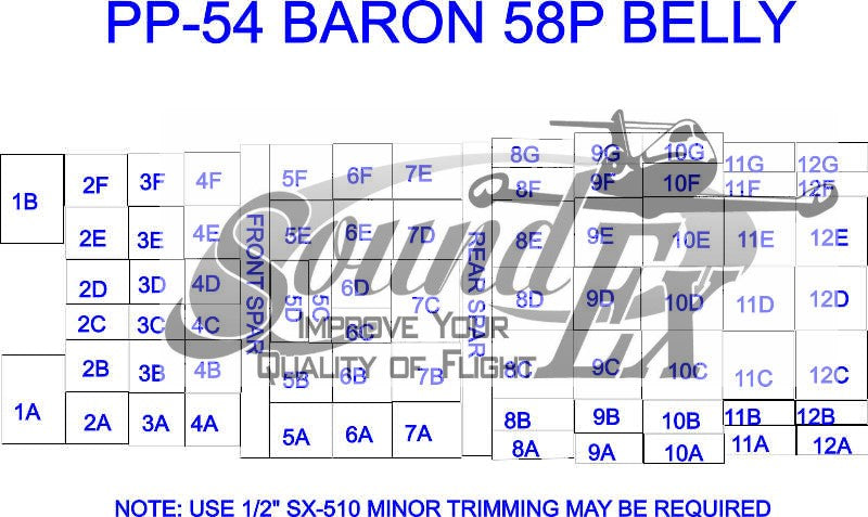 PP-54D P Baron B58P includes Belly