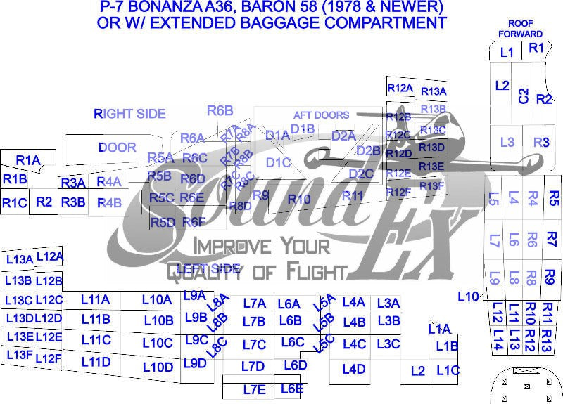 PP-07D Bonanza/A36/B36/B58 (1978 & Newer) includes Belly