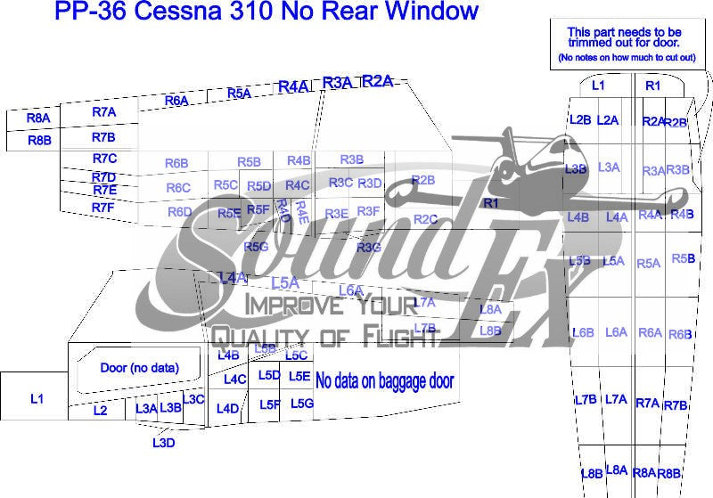 PP-36 Cessna 310 (No Rear Window)