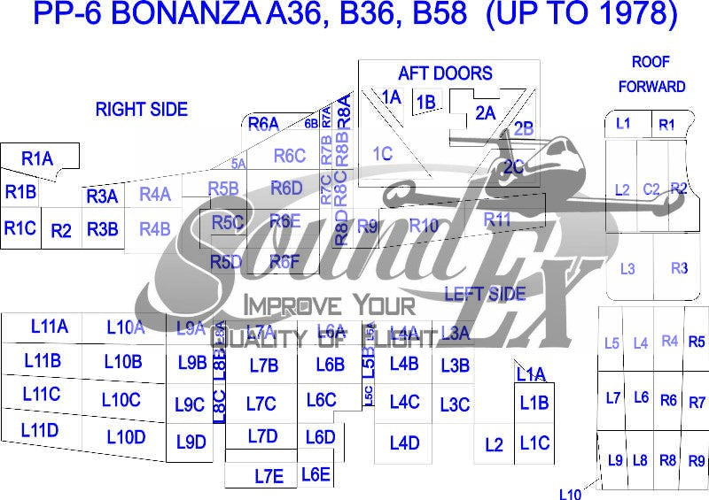 PP-06D Bonanza/Baron 36/A36/B58 (up to 1978) includes Belly