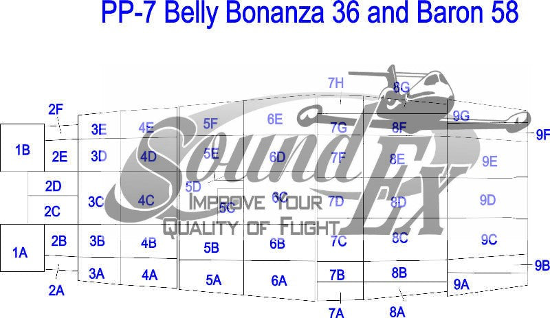 PP-07D Bonanza/A36/B36/B58 (1978 & Newer) includes Belly